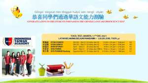 Congrats INTAC students passing TOCFL test in December 2021
